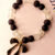 black white - 003 Black Matte Charm Bracelet