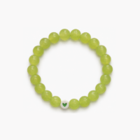 greenwithheart Light Green Heart Bracelet