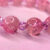 Rose Pink Crystal Accent Bracelet