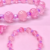 Rose Pink Crystal Accent Bracelet