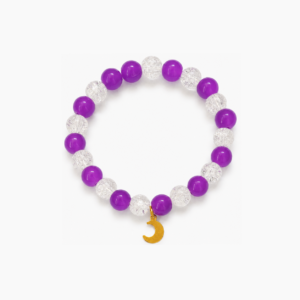 purplewhitewithmoon Purple White Crystal with Moon