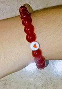 RED-003 Red Crystal Star Bracelet