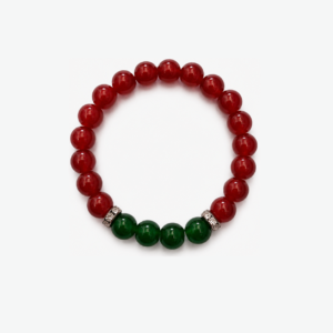 redgreenring Cherry Bead Bracelet