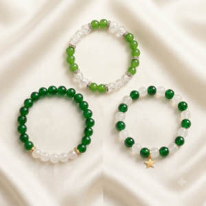 Emerald glow bracelet